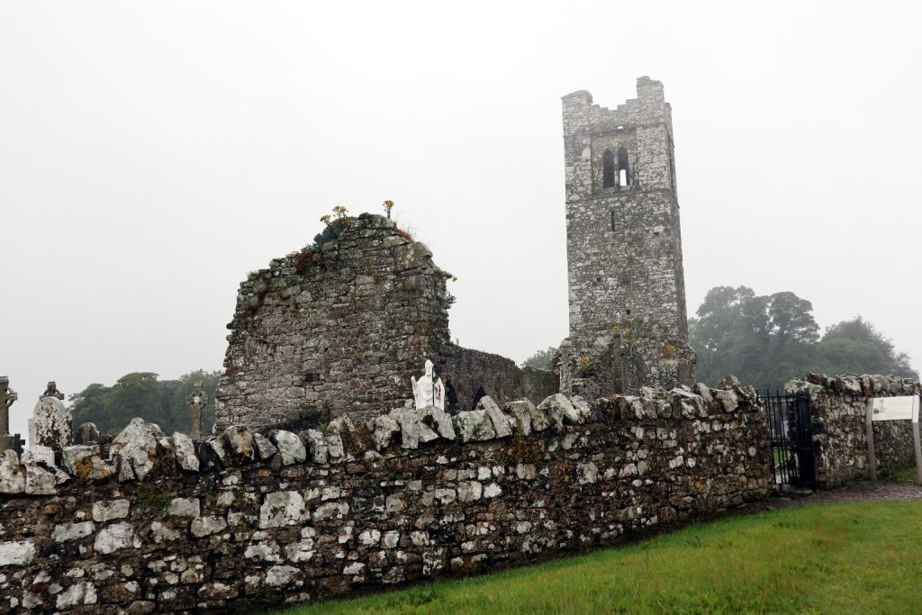 Photo of the church on the Hill of Slane