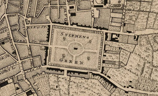 Map of Stephen's Green