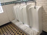 Urinals in gentleman's bathroom in NLI