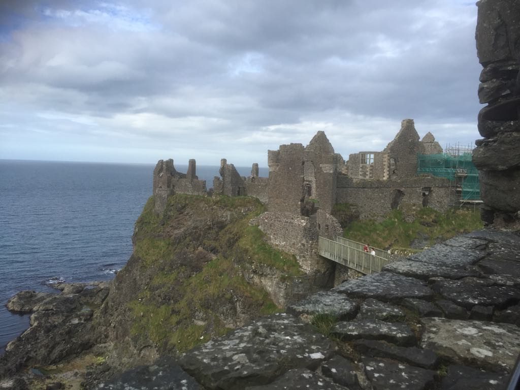 View of Dunluce Castle