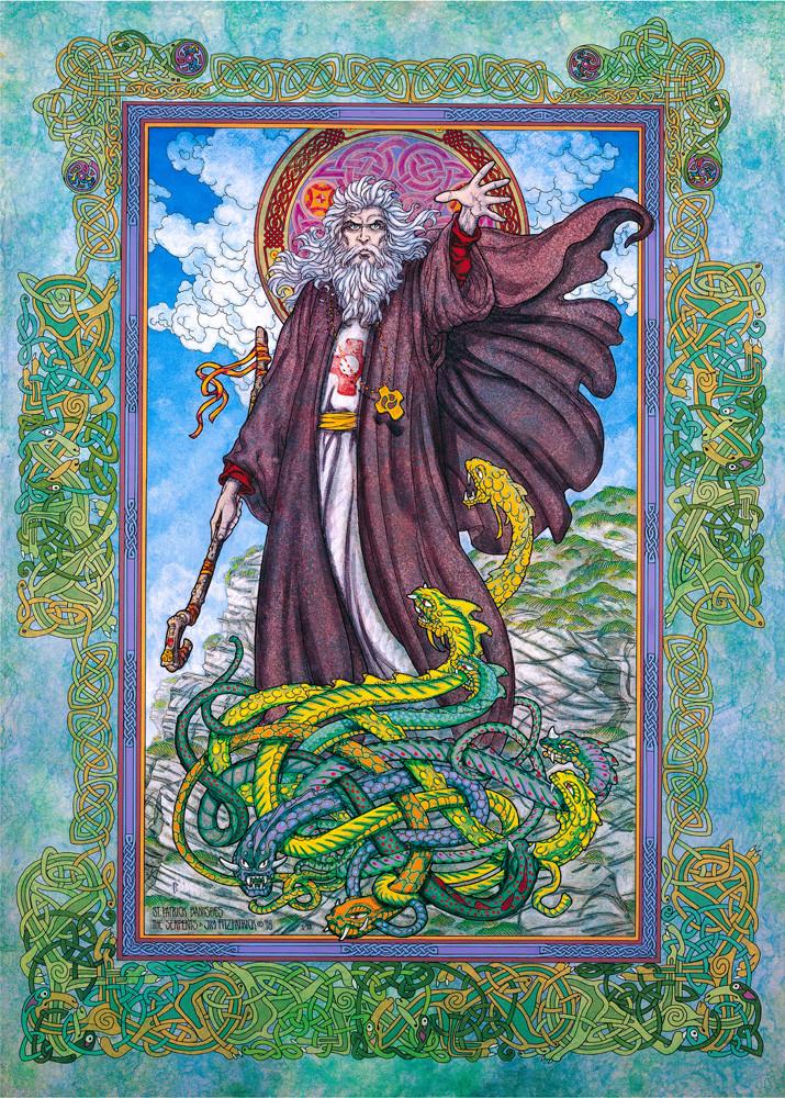 Art- Saint Patrick by Jim Fitzpatrick